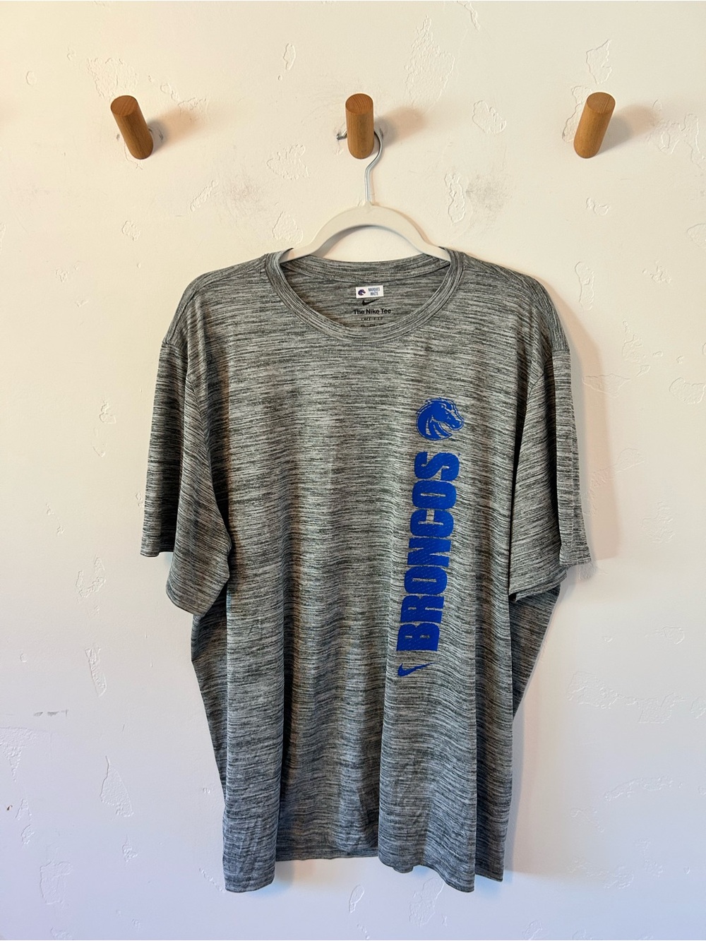 Nike Men’s Boise State Broncos Dri-FIT Velocity Legend T-Shirt Sz XXL  Gray